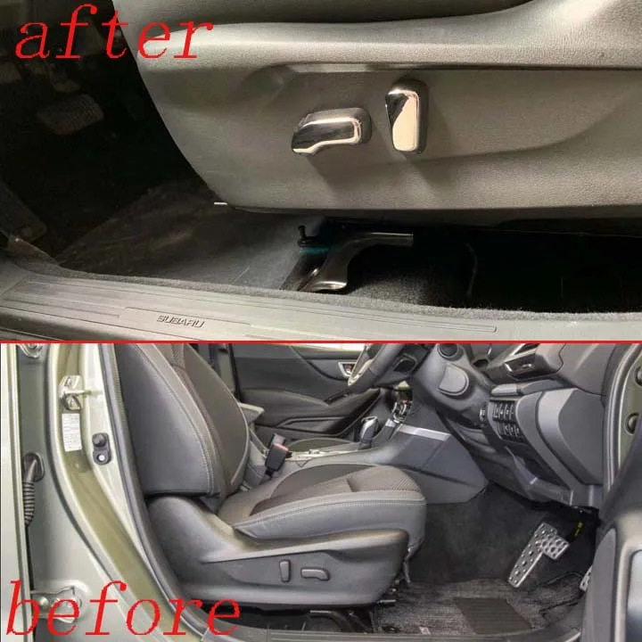 For Subaru Forester SK 2019 Decorate Accessories ABS Chrome mirror face Interior Inner Seat Adjustment Switch Knob Button Cover
For Subaru Forester SK 2019 Decorate Accessories ABS Chrome mirror face Interior Inner Seat Adjustment Switch Knob Button Cover