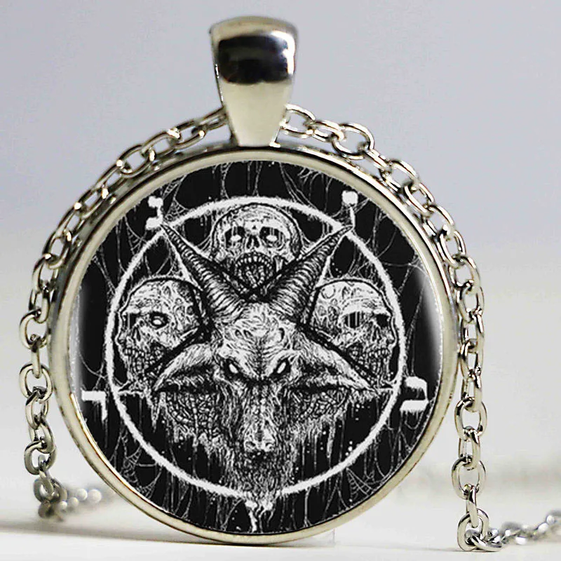 1pcs Satan Pendant Choker Statement Silver Necklace For Women Dress Accessories - Abaicer Jewelry | Украшения и аксессуары