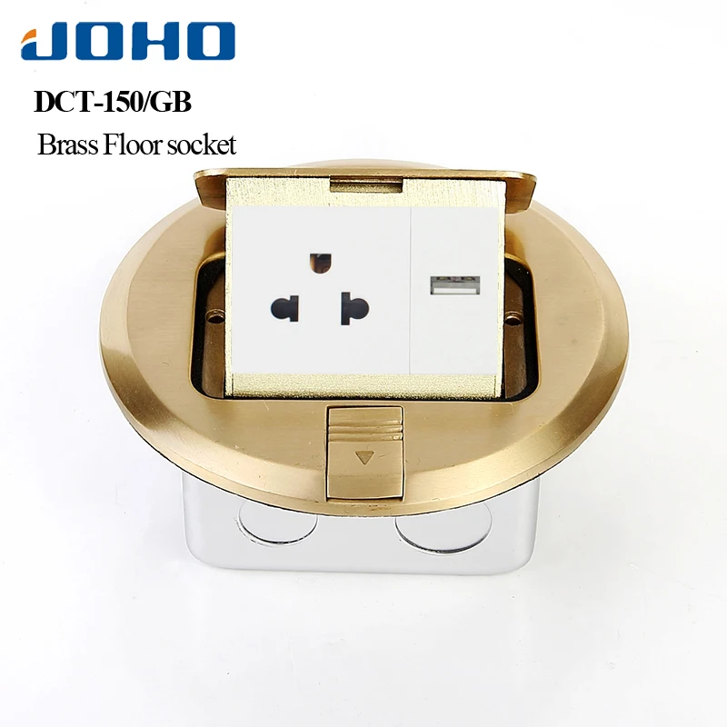 JOHO Pop Socket Brass Round Type Pop Round Residential/General-Purpose Power Socket With Rj45 Socket 15A US Outlet
JOHO Pop Socket Brass Round Type Pop Round Residential/General-Purpose Power Socket With Rj45 Socket 15A US Outlet