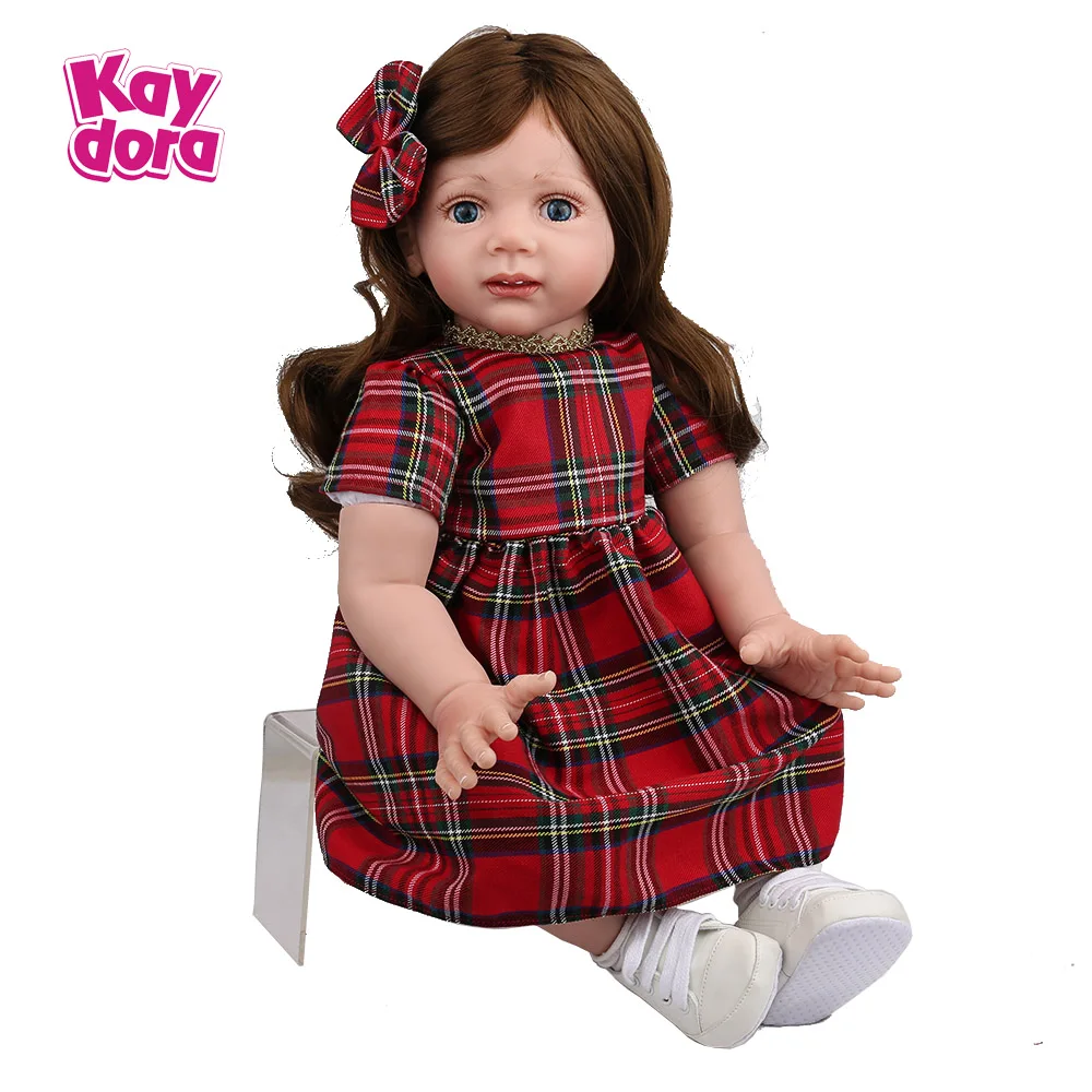 KAYDORA 24 Inch 60cm Silicone Reborn Baby Dolls Adorable Menina Toddlers Realistic Lifelike Boneca Baby Girl Birthday Play Toys
KAYDORA 24 Inch 60cm Silicone Reborn Baby Dolls Adorable Menina Toddlers Realistic Lifelike Boneca Baby Girl Birthday Play Toys
