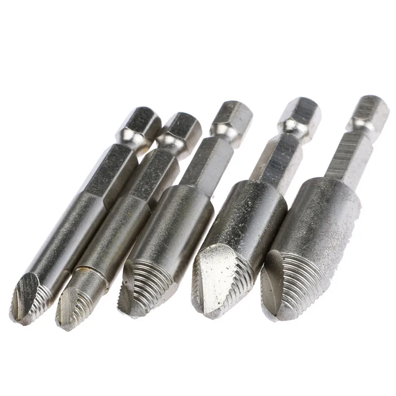 5Pcs/set Broken Bolt Remover Tool Easy Out Screw Extractor Drill Bits with Case Boxs
5Pcs/set Broken Bolt Remover Tool Easy Out Screw Extractor Drill Bits with Case Boxs