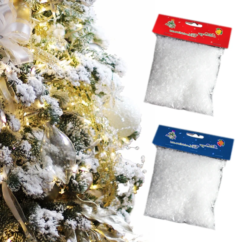 Распродажа 10/50 г Рождественская елка белые снежные украшения снежинки