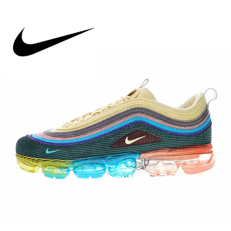 

Original Authentic Nike Air VaporMax 97 VF SW Hybrid x Sean Wotherspoon Women's Running Shoes Sneakers 2018 New Arrival Athletic