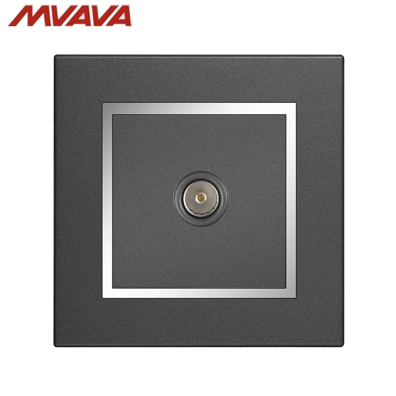 MVAVA TV Wall Decorative Receptacle Smart Television Outlet Universal Plug Jack Luxury Chromed Black TV Socket Free Shipping
MVAVA TV Wall Decorative Receptacle Smart Television Outlet Universal Plug Jack Luxury Chromed Black TV Socket Free Shipping