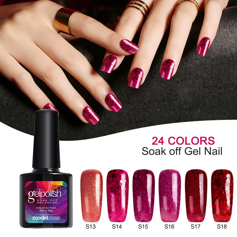Modelones 190 Color Glitter Color Gel Polish Nail Long Lasting Red Color Series UV Nail Varnish Polish Soak Off Sequins Nail Gel
Modelones 190 Color Glitter Color Gel Polish Nail Long Lasting Red Color Series UV Nail Varnish Polish Soak Off Sequins Nail Gel