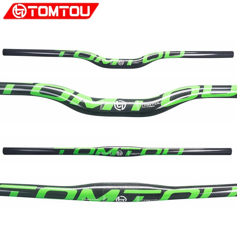 TOMTOU Green Gloss Carbon Fibre Bike MTB Handlebar Bicycle Mountain Handlebar 580/600/620/640/660/680/700/720/740/760mm - TM3T57
TOMTOU Green Gloss Carbon Fibre Bike MTB Handlebar Bicycle Mountain Handlebar 580/600/620/640/660/680/700/720/740/760mm - TM3T57