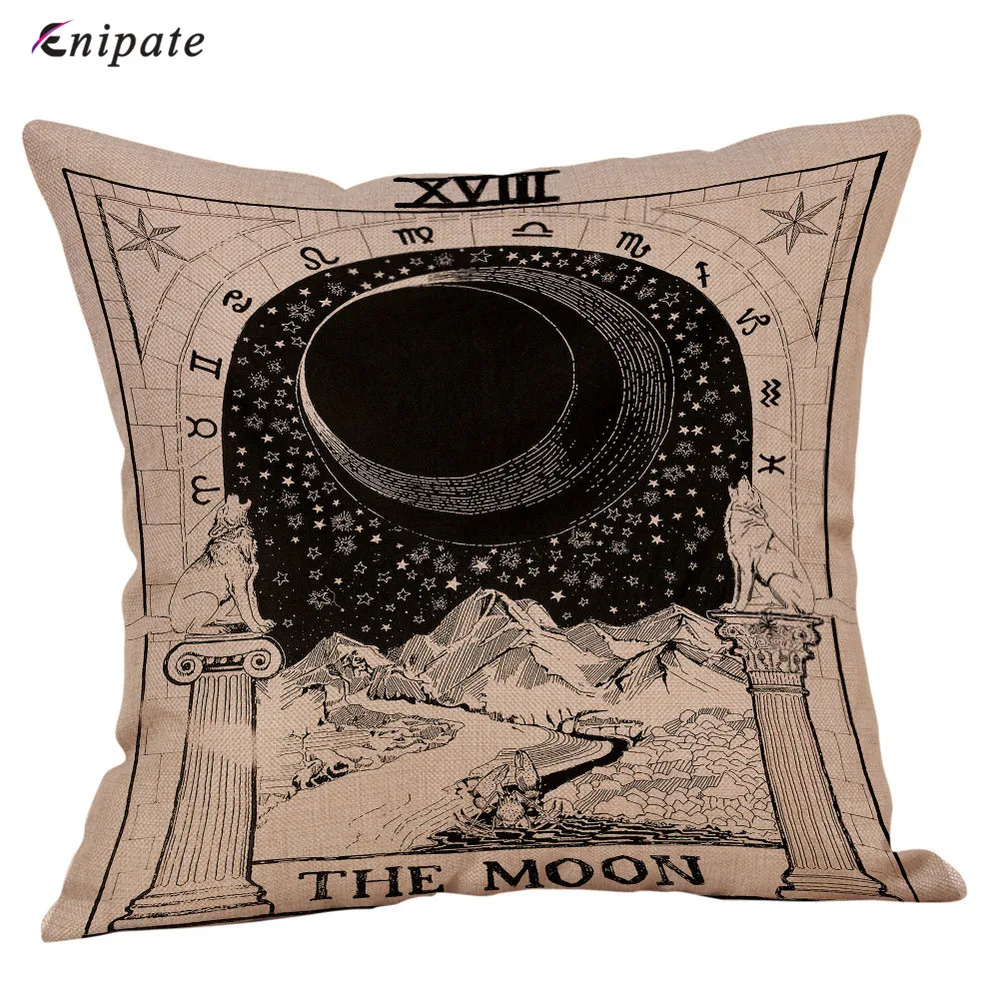 Enipate Tarot Sun Star Moon Cushion Cover Hippie Decorative Linen Cushion Cover Sofa Throw Pillow Car Chair Home Pillow Case
Enipate Tarot Sun Star Moon Cushion Cover Hippie Decorative Linen Cushion Cover Sofa Throw Pillow Car Chair Home Pillow Case