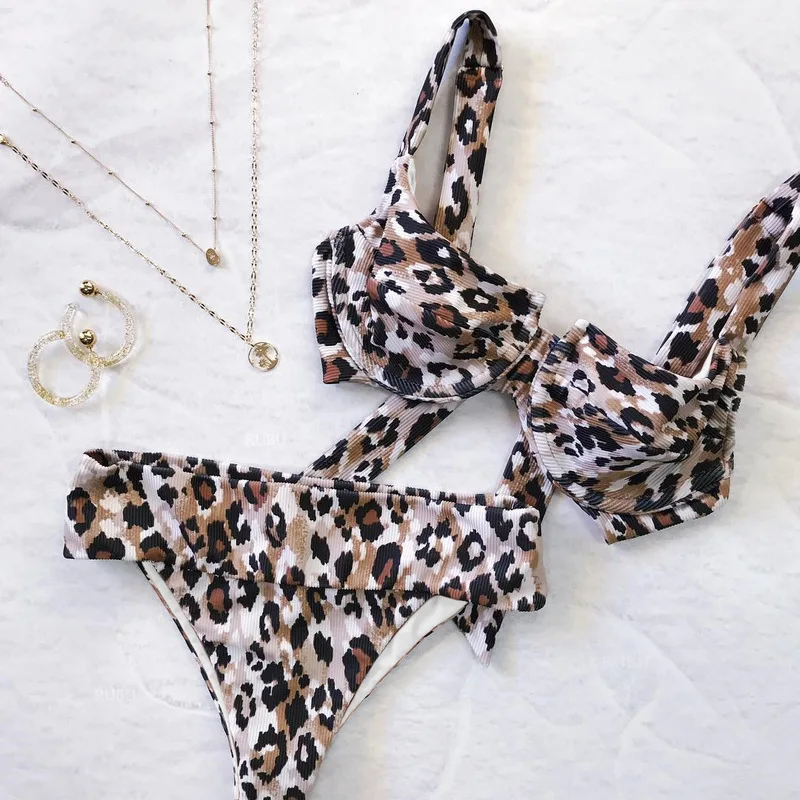 Swim Wear Women 2019 Bikini Brazilian Bikiny Swimsuit High Waist Swimwear Push Up Female Sexy Leopard Underwire Polyester
Swim Wear Women 2019 Bikini Brazilian Bikiny Swimsuit High Waist Swimwear Push Up Female Sexy Leopard Underwire Polyester