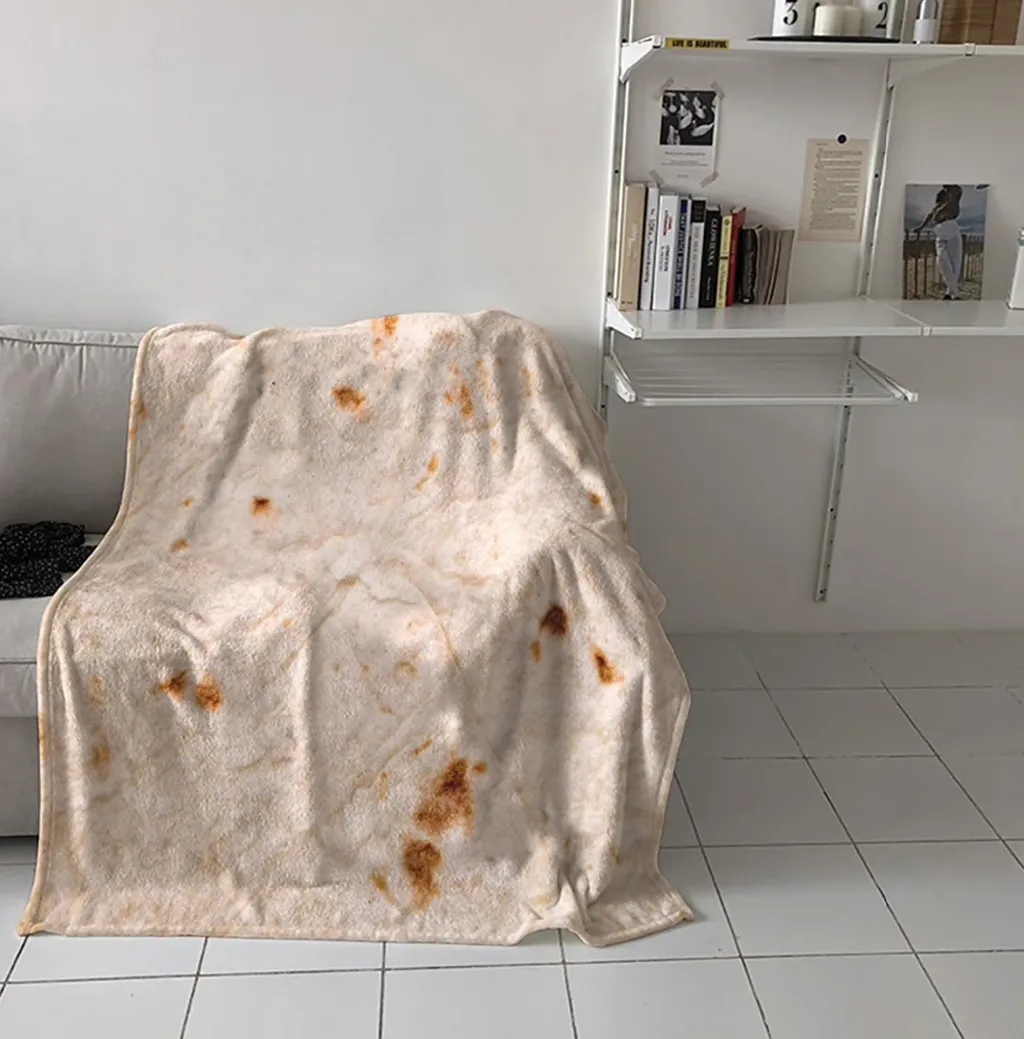 Tortilla Soft Coral Fleece Air Comdition Blanket Pancake Pizza 3D Printed Comfortable Spring Autumn Rectangle Tortilla Blanket
Tortilla Soft Coral Fleece Air Comdition Blanket Pancake Pizza 3D Printed Comfortable Spring Autumn Rectangle Tortilla Blanket