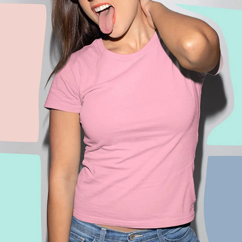 Pink T Shirt Women Short Sleeve O-neck T-shirt Female Casual Tops 2019 Summer High Quality 8 Color Tshirt S-XXL
Pink T Shirt Women Short Sleeve O-neck T-shirt Female Casual Tops 2019 Summer High Quality 8 Color Tshirt S-XXL