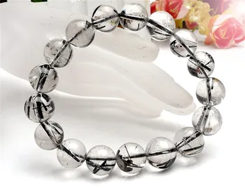 Genuine Brazil Natural Black Rutilated Quartz Bracelet 12.5mm Round Bead Crystal Stretch Bracelets For Women Men
Genuine Brazil Natural Black Rutilated Quartz Bracelet 12.5mm Round Bead Crystal Stretch Bracelets For Women Men