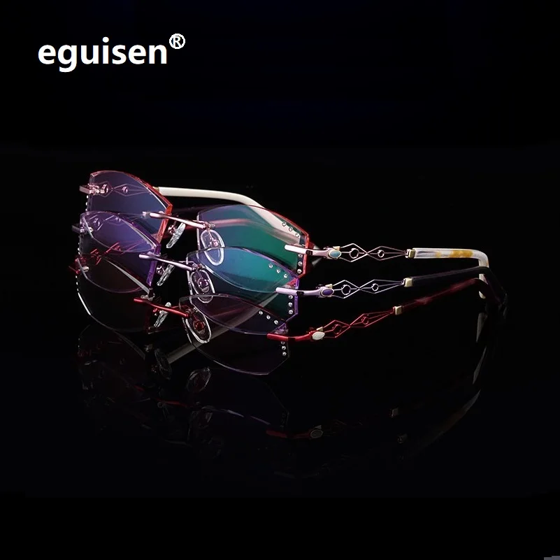 New rimless prescription glasses tinted lady super light alloy women eyewear finished glasses free cutting eyeglasses frame
New rimless prescription glasses tinted lady super light alloy women eyewear finished glasses free cutting eyeglasses frame