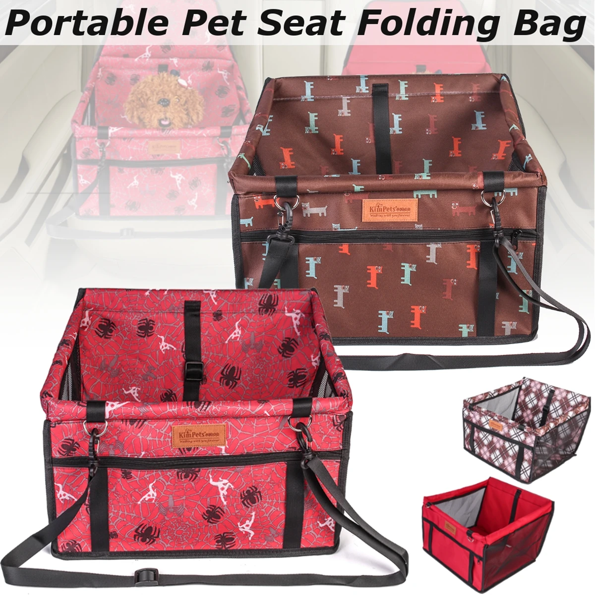 For Dog Cat Puppy Portable Oxford cloth Pet Car Seat Folding Travel Booster Bag Safely Carrier Belt
For Dog Cat Puppy Portable Oxford cloth Pet Car Seat Folding Travel Booster Bag Safely Carrier Belt