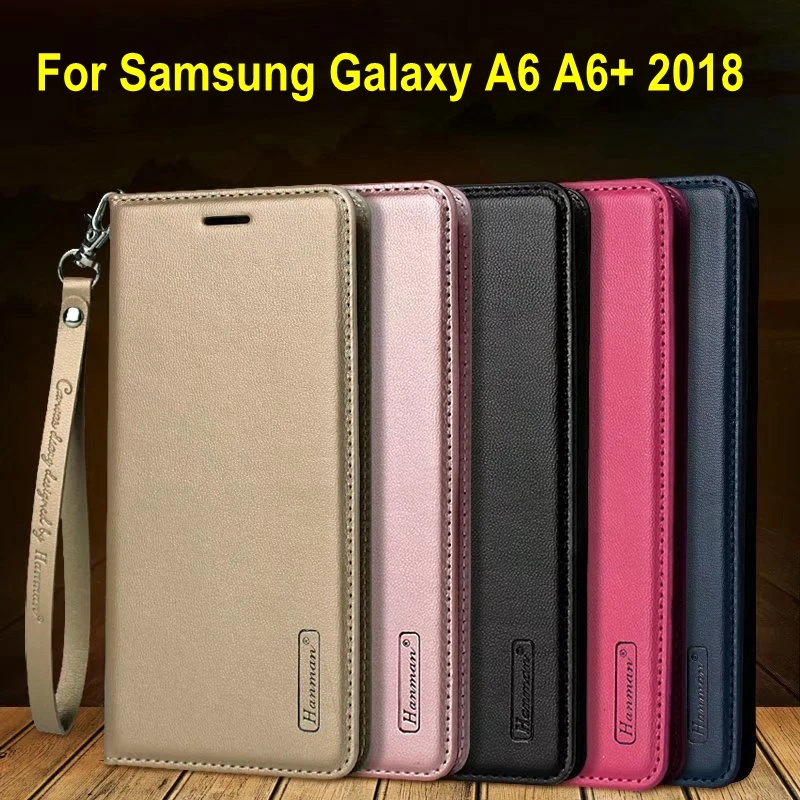 Luxury Hanman for Samsung Galaxy A6 A6 Plus 2018 Genuine Leather Wallet Stand Case A6 Plus 2018 Real Leather Flip Cover + Rope
Luxury Hanman for Samsung Galaxy A6 A6 Plus 2018 Genuine Leather Wallet Stand Case A6 Plus 2018 Real Leather Flip Cover + Rope