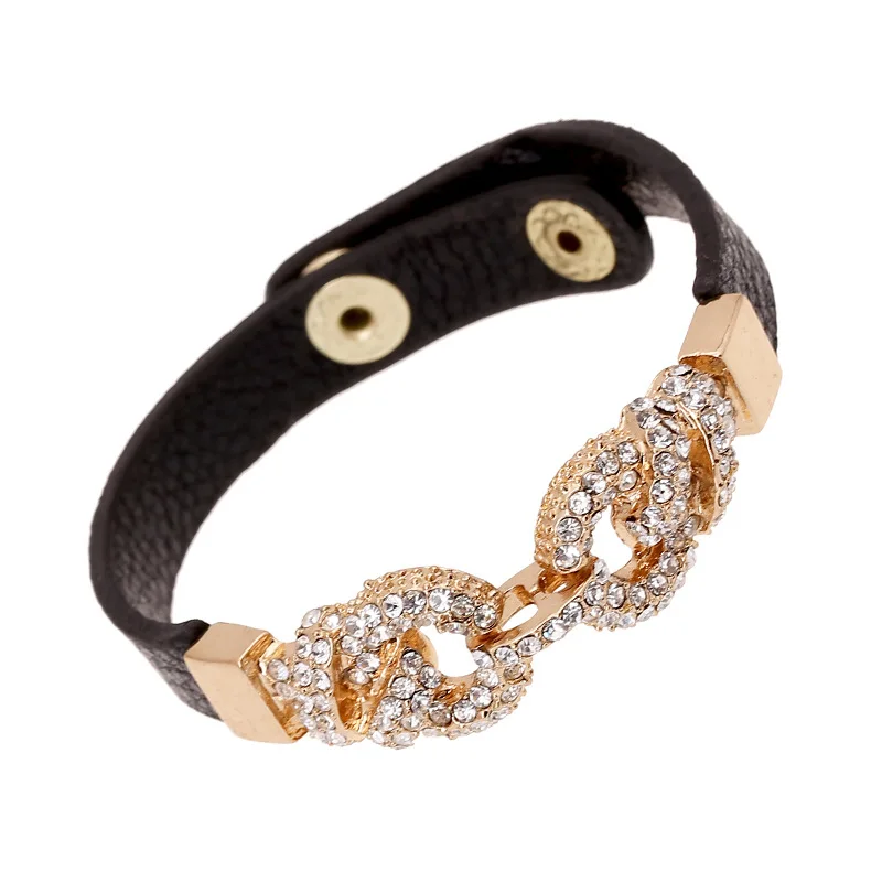 dankaishi Fashion Magnetic Bangle Leather Wristband Gold Color Luxury Style Women Jewelry Accessory for Girl Party Birthday Gift
dankaishi Fashion Magnetic Bangle Leather Wristband Gold Color Luxury Style Women Jewelry Accessory for Girl Party Birthday Gift