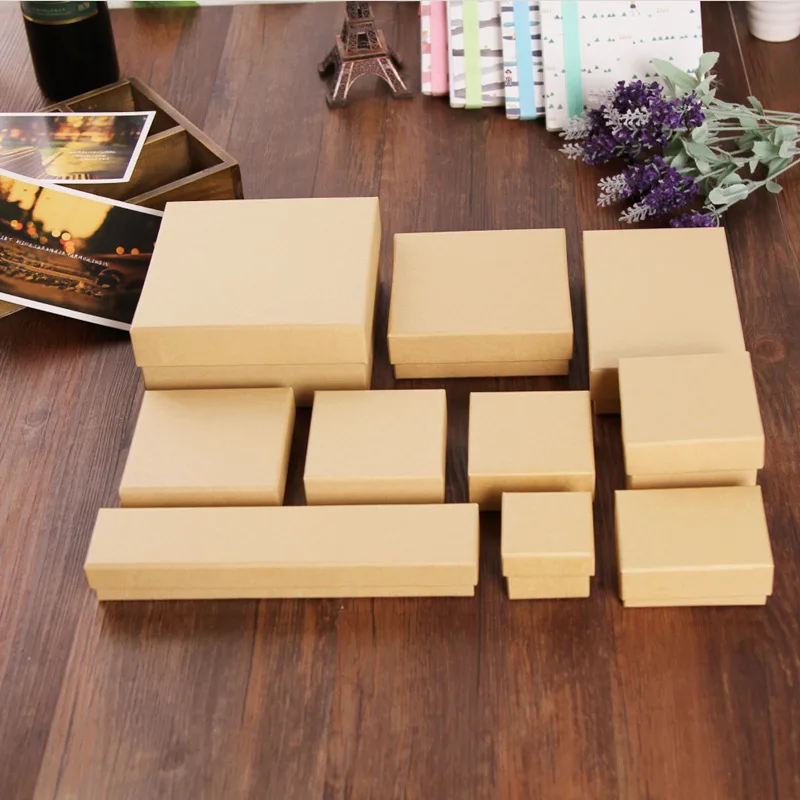 wholesale multi size Spot Kraft paper jewelry packaging&display box earring&ring&bracelet box wedding favors and gifts boxes
wholesale multi size Spot Kraft paper jewelry packaging&display box earring&ring&bracelet box wedding favors and gifts boxes