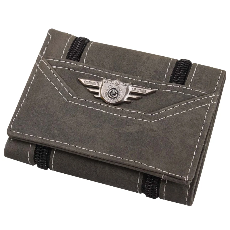 QXMINGJIA Short Punk Wallet zipper multifunction purse Luxury Brand Men Pocket Thin slim Genuine Card Coin Money Holder vintage
QXMINGJIA Short Punk Wallet zipper multifunction purse Luxury Brand Men Pocket Thin slim Genuine Card Coin Money Holder vintage