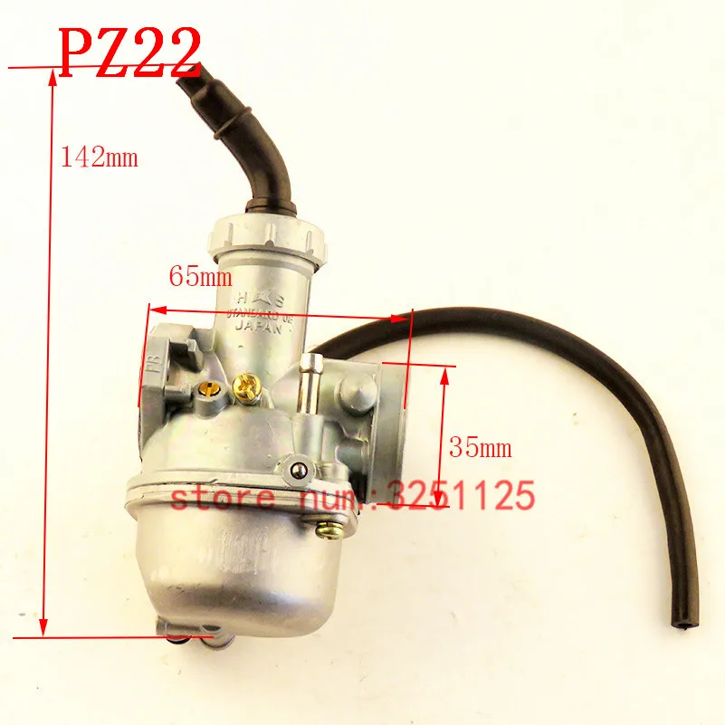 Motocicleta Carburador Sincronizador DirtBike Carburador para PZ20 50cc 70cc 90cc 110cc 125cc ATV Quad Go-kart Carburador CARB TAOTAO SUNL NUEVO