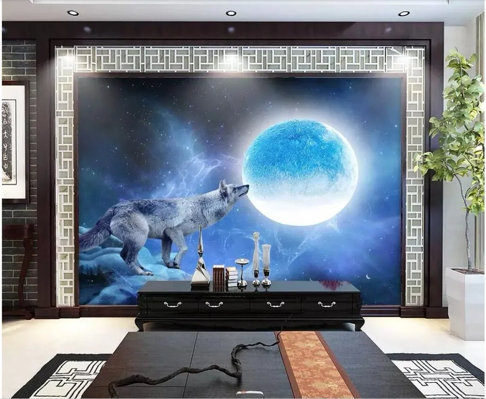 3d photo wallpaper custom mural Moonlight wolf dream starry sky moon background wall home decor room wallpaper for walls 3 d
3d photo wallpaper custom mural Moonlight wolf dream starry sky moon background wall home decor room wallpaper for walls 3 d