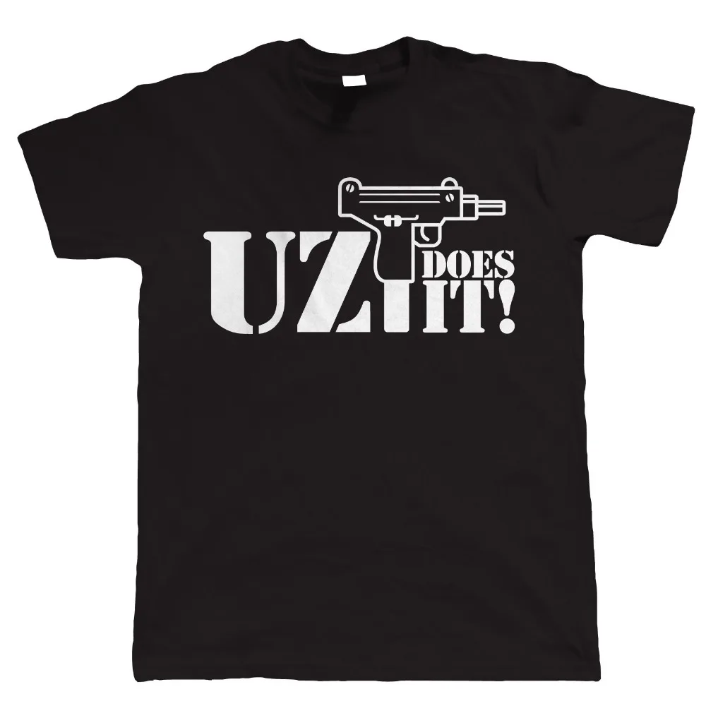 Uzi Does It, Men Funny Shooter New 2019 Fashion Funny 100% Cotton Short for Man Christian T Shirts
Uzi Does It, Men Funny Shooter New 2019 Fashion Funny 100% Cotton Short for Man Christian T Shirts
