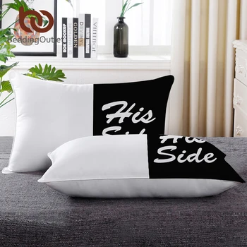 BeddingOutlet Couples Body Pillow His & Her Side Bedding 50x75cm Black White Sleeping Down Alternative Pillow Washable almofada
BeddingOutlet Couples Body Pillow His & Her Side Bedding 50x75cm Black White Sleeping Down Alternative Pillow Washable almofada