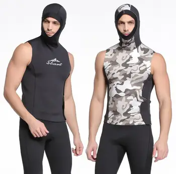 3MM diving suit thick warm swimsuit hooded men sunscreen sleeveless vest SUIT XL fat winter swimming jellyfish
3MM diving suit thick warm swimsuit hooded men sunscreen sleeveless vest SUIT XL fat winter swimming jellyfish