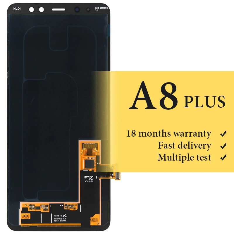6'' For Samsung A8 plus 2018 lcd display OEM quality good black Work good For mobile phone A730F A730X lcd screen replacement
6'' For Samsung A8 plus 2018 lcd display OEM quality good black Work good For mobile phone A730F A730X lcd screen replacement