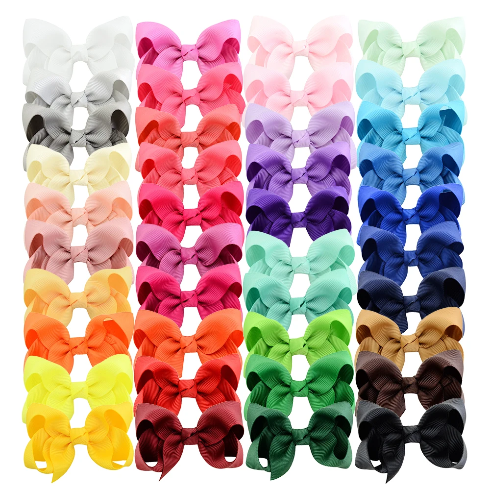 3 inch 40 Bulk Small Toddler Ribbon Bows Alligator Hair Clips Solid Children Hair Bows For Pigtails Little Girl Hair Accessories
3 inch 40 Bulk Small Toddler Ribbon Bows Alligator Hair Clips Solid Children Hair Bows For Pigtails Little Girl Hair Accessories