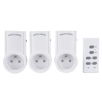 Smart Socket Remote Socket Set Control Wireless Outlet France Plug Light Switch(3 Socket+1 Remote)
Smart Socket Remote Socket Set Control Wireless Outlet France Plug Light Switch(3 Socket+1 Remote)