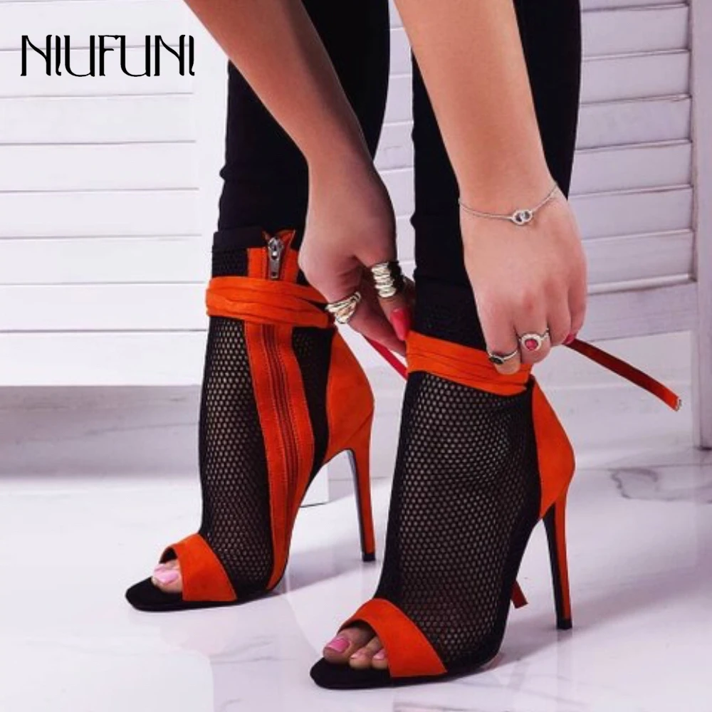 New Arrivals Sexy Open Peep Toe Hollow Sandals Boots Ankle Boots Side Zipper Cross Tied High Heel Pumps Gladiator Ankle Boots
New Arrivals Sexy Open Peep Toe Hollow Sandals Boots Ankle Boots Side Zipper Cross Tied High Heel Pumps Gladiator Ankle Boots