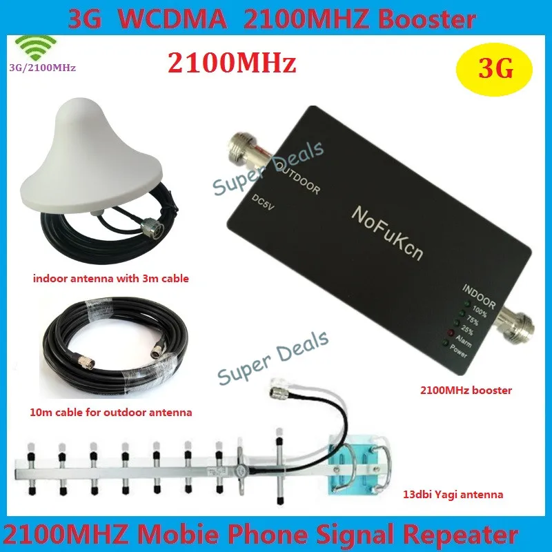 New Mini 3G Signal Booster Kits 3G Booster 3G UMTS W-CDMA 2100Mhz Repetidor 3G Repeater Booster Amplifier + 13db Yagi Antennas
New Mini 3G Signal Booster Kits 3G Booster 3G UMTS W-CDMA 2100Mhz Repetidor 3G Repeater Booster Amplifier + 13db Yagi Antennas
