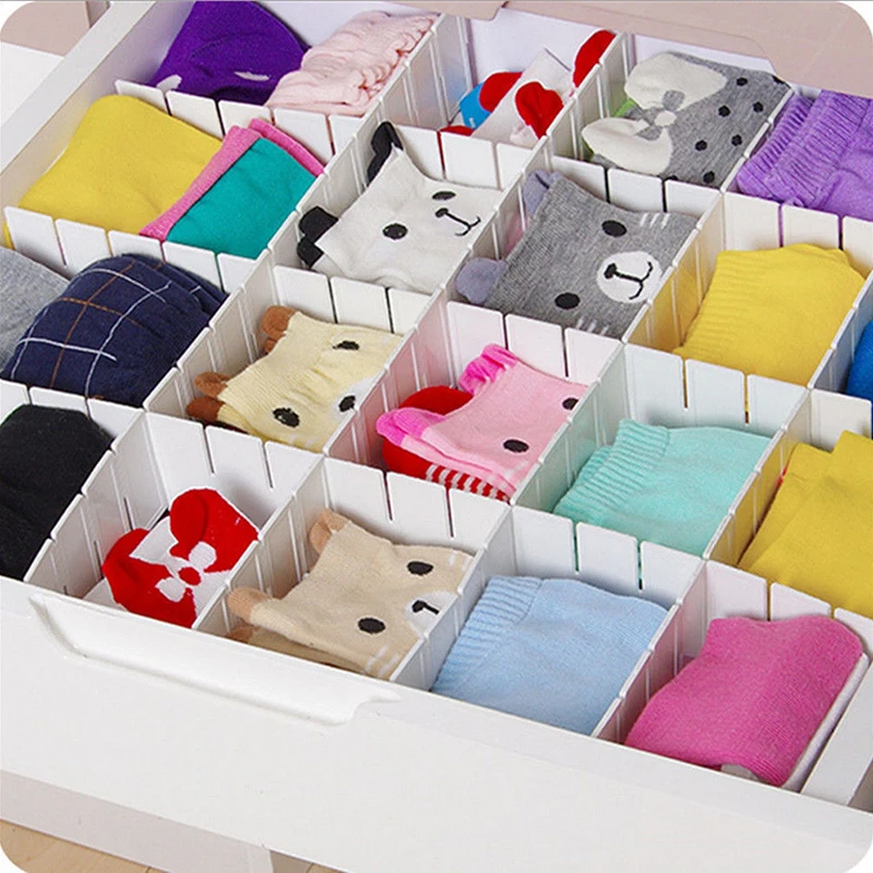 6PC DIY Grid Drawer Divider Storage Organizer Drawer Partitions Free Combination Storage Box Bra Underwear Socks Drawer Closet
6PC DIY Grid Drawer Divider Storage Organizer Drawer Partitions Free Combination Storage Box Bra Underwear Socks Drawer Closet