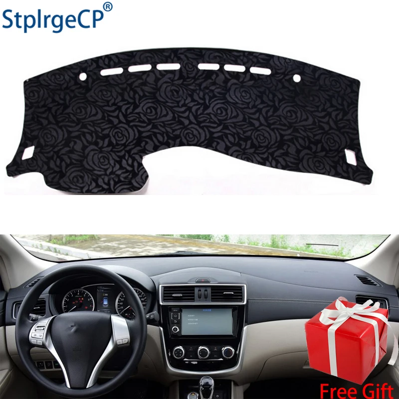 Rose Pattern Non-slip Car Dashboard Cover Dash Mat Pad DashMat ANti-UV Car Sticker for Nissan tiida c12 2011-2019 Car Styling
Rose Pattern Non-slip Car Dashboard Cover Dash Mat Pad DashMat ANti-UV Car Sticker for Nissan tiida c12 2011-2019 Car Styling