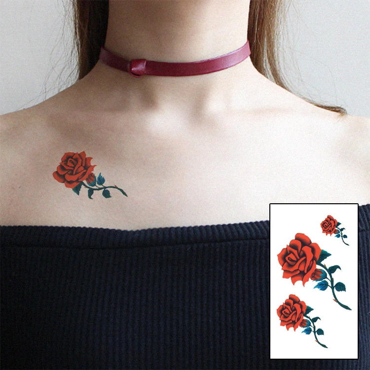 3 red color rose blossoms flower new fashion waterproof temporary tattoo sticker tatoo tatto men women flash fake henna WM124R
3 red color rose blossoms flower new fashion waterproof temporary tattoo sticker tatoo tatto men women flash fake henna WM124R