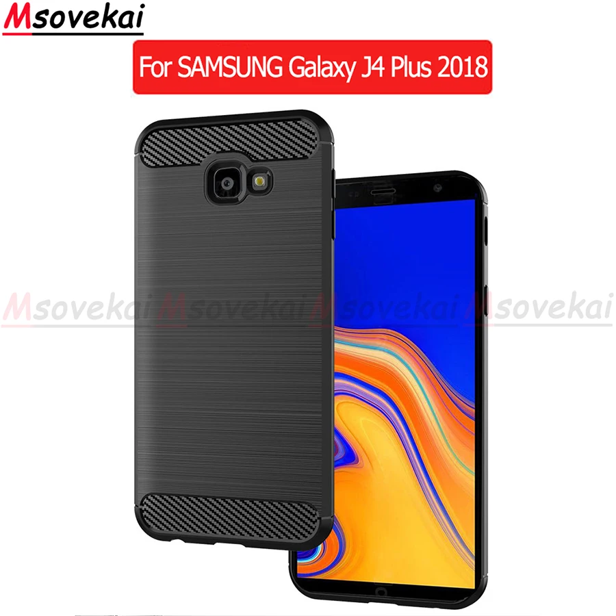 For Samsung Galaxy J4 Plus 2018 Case Silicone Rugged Armor Soft Back Cover Case for Samsung J4 Plus 2018 Phone Fundas Coque Case
For Samsung Galaxy J4 Plus 2018 Case Silicone Rugged Armor Soft Back Cover Case for Samsung J4 Plus 2018 Phone Fundas Coque Case