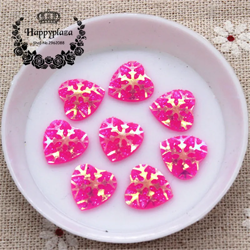 100PCS 11mm Snowflake Surface Hot Pink Heart Flatback Resin Accessories DIY Decorative Button Scrapbooking
100PCS 11mm Snowflake Surface Hot Pink Heart Flatback Resin Accessories DIY Decorative Button Scrapbooking