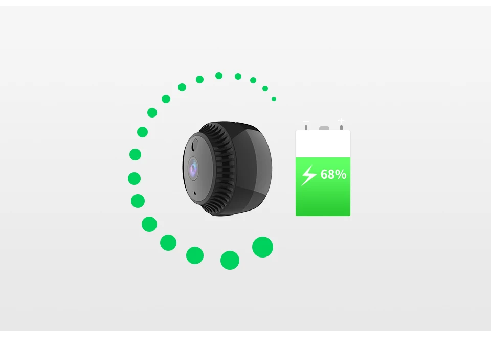 Marlboze 720P Full HD Mini IP Camera Built-in Battery Body Camera Remote playback video Wifi Web cam support APP remote control