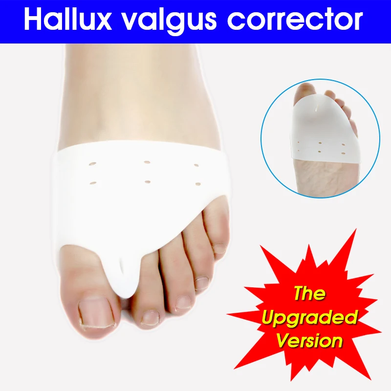 1pair=2ps Daily use Silicone Gel foot fingers Toe Separator thumb valgus protector Bunion adjuster Hallux Valgus Guard feet care
1pair=2ps Daily use Silicone Gel foot fingers Toe Separator thumb valgus protector Bunion adjuster Hallux Valgus Guard feet care
