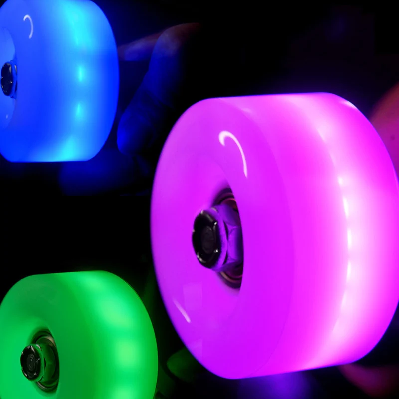 JK Led Flashing PU Double Roller Skates Wheels 82A 32*58mm High Elasticity Quad Skates Wheels with Bearings Magnetic Core
JK Led Flashing PU Double Roller Skates Wheels 82A 32*58mm High Elasticity Quad Skates Wheels with Bearings Magnetic Core