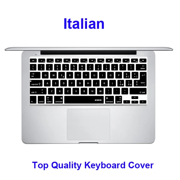 

XSKN Italian Silicone US UK EU Version Keyboard Cover Skin For 2015 and Before Released MacBook Pro 13/15/17