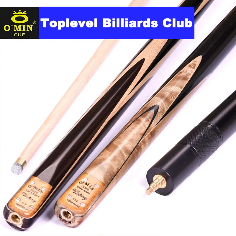 2019 O'MIN Victory One Piece Snooker Cue Kit with Case with Telescopic Extension 3/4 Jointed Snooker Cue 10mm Tip Maple Shaft
2019 O'MIN Victory One Piece Snooker Cue Kit with Case with Telescopic Extension 3/4 Jointed Snooker Cue 10mm Tip Maple Shaft