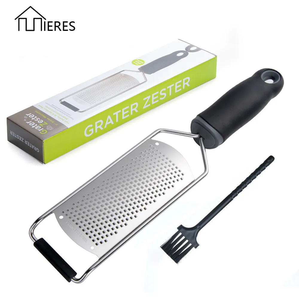 Mieres Kitchen Tools Stainless Steel Cheese Grater Multifunctional Cheese Cheese Planer Lemon Grater
Mieres Kitchen Tools Stainless Steel Cheese Grater Multifunctional Cheese Cheese Planer Lemon Grater