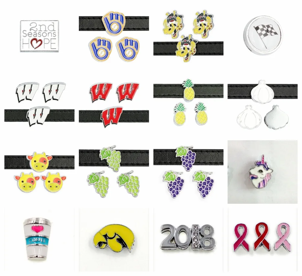 2018 New styles 10pcs Mixed Styles Cartoon Slide Charms DIY Accessories Internal Dia 8mm fit 8mm belt wristband pet collar
2018 New styles 10pcs Mixed Styles Cartoon Slide Charms DIY Accessories Internal Dia 8mm fit 8mm belt wristband pet collar
