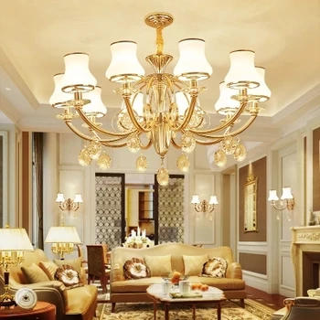Modern Gold Metal Led Pendant Chandelier Lights Living Room Crystal Led Chandeliers Lighting Dining Room Hanging Lamp Fixtures
Modern Gold Metal Led Pendant Chandelier Lights Living Room Crystal Led Chandeliers Lighting Dining Room Hanging Lamp Fixtures