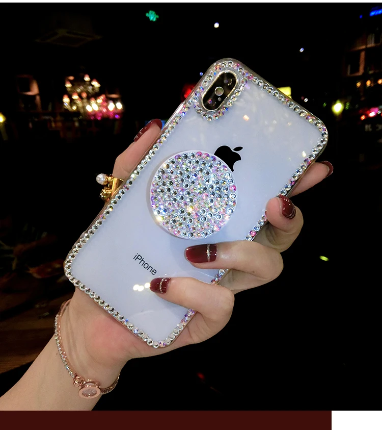 Diamond Phone Case For LG G7 G6 Q6 Q7 V20 V30 V40 Expanding Stand Phone Holder Phone Back Cover Cases For LG Q Stylo 4
Diamond Phone Case For LG G7 G6 Q6 Q7 V20 V30 V40 Expanding Stand Phone Holder Phone Back Cover Cases For LG Q Stylo 4