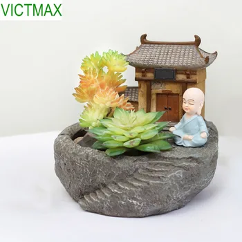 VICTMAX Micro Landscape Plant Pot Buddhist Temple Pattern Succulent Flowerpot Office Garden Decoration Flower Pot Planter
VICTMAX Micro Landscape Plant Pot Buddhist Temple Pattern Succulent Flowerpot Office Garden Decoration Flower Pot Planter