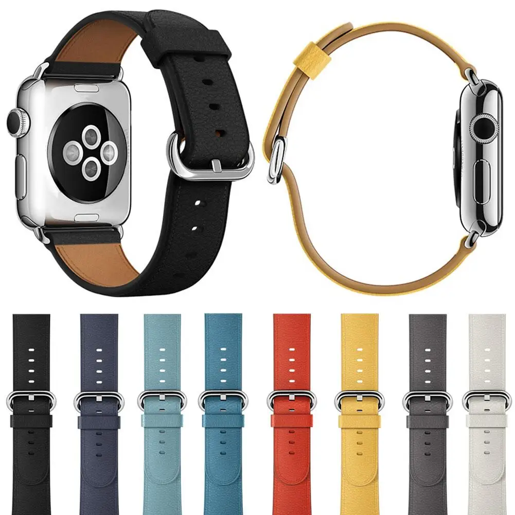 Solid Color Faux Leather Smart Watch Band Bracelet Strap for iWatch Apple Watch
Solid Color Faux Leather Smart Watch Band Bracelet Strap for iWatch Apple Watch