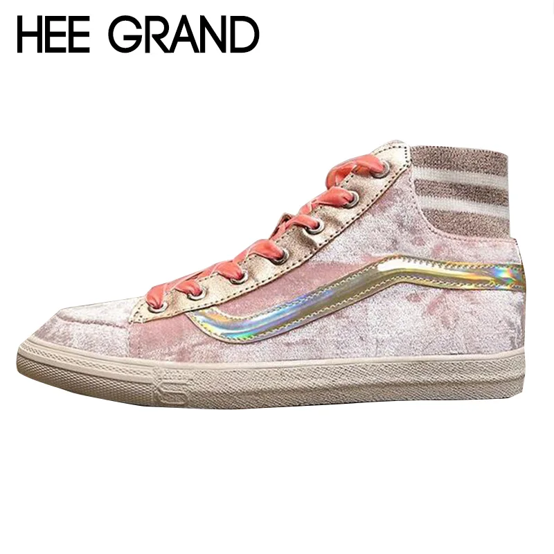 

HEE GRAND 2018 New Spring Causal Fashion Oxford Women Flats Solid Women Lace-up Soft Mujer Shoes Working Shoes XWD6892