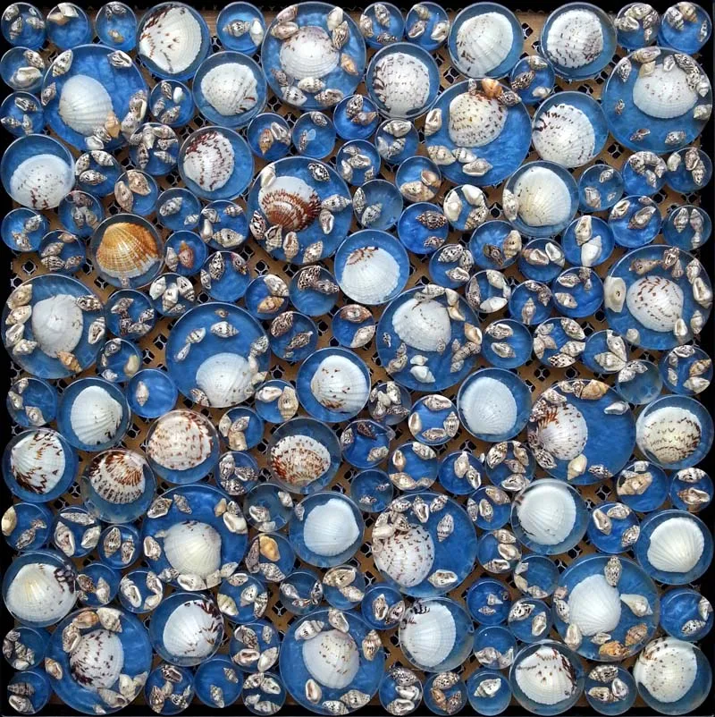 Simple Style Round Blue Resin Mother of Sea Shell Mosaic Tile for bathroom shower living room wall sticker wall cover Waist line
Simple Style Round Blue Resin Mother of Sea Shell Mosaic Tile for bathroom shower living room wall sticker wall cover Waist line