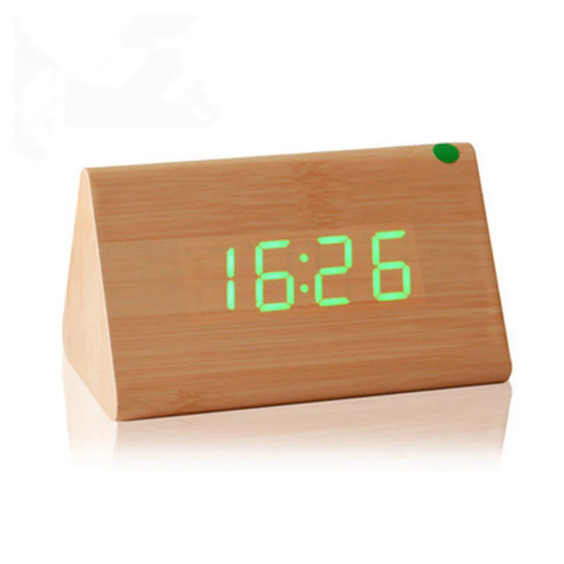 LED Table Clock Alarm Clocks Temperature Sounds Control LED Display Desktop Digital Desk Clock
LED Table Clock Alarm Clocks Temperature Sounds Control LED Display Desktop Digital Desk Clock